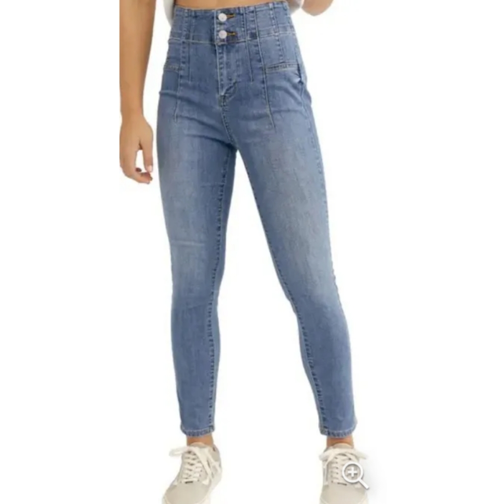 Free People Jayde Skinny Jeans Medium Wash Size 28